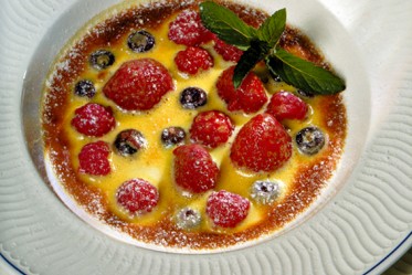 Gratin de petits fruits