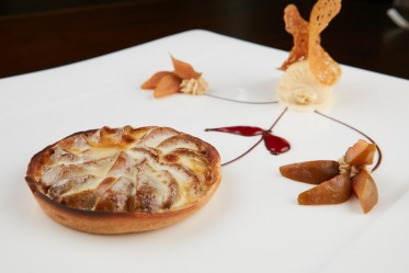 Tarte sablée aux Poires à Botzi AOP et vin cuit