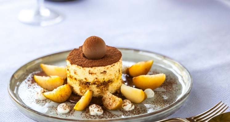 Tiramisu "fribourgeois" à la Poire à Botzi AOP