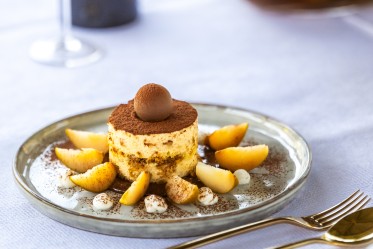 «Freiburger» Tiramisu mit Poires à Botzi AOP (Büschelibirnen)